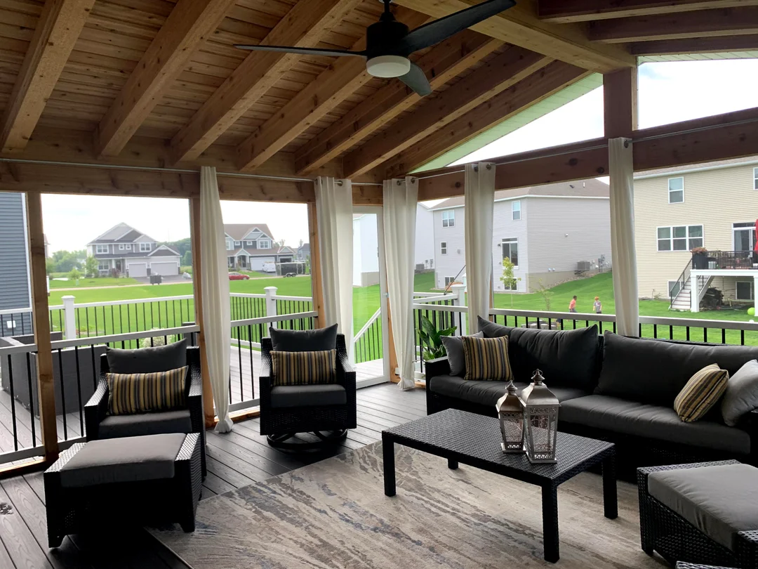 Hoskins – Blaine-Screen porch on Existing Deck-2